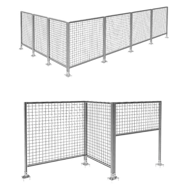 extruded aluminum machine guarding