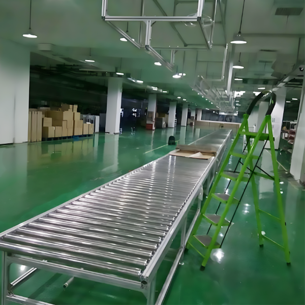 roller conveyor solution with aluminum profiles