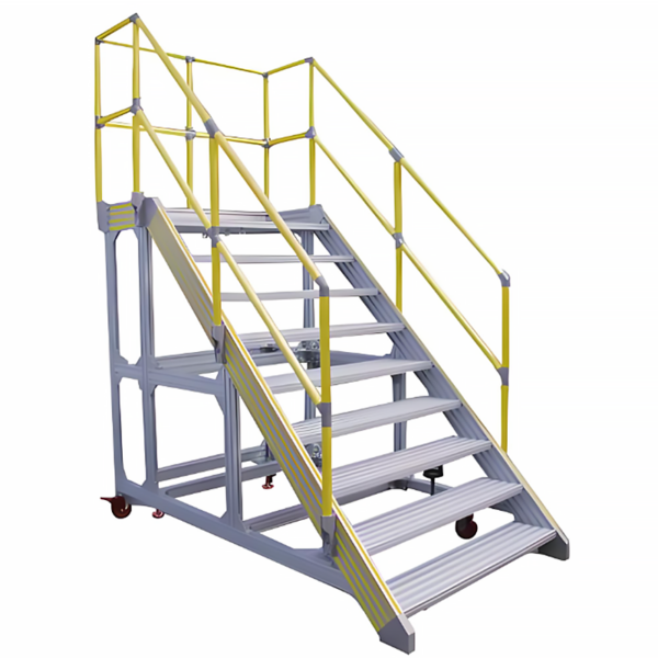 industrial stairs and platforms aluminum profile ladder