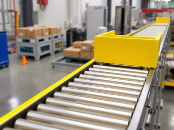 roller conveyors convey package